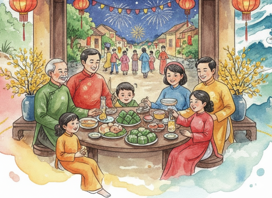 Tết- điểm tựa văn hóa trong nhịp sống hiện đại